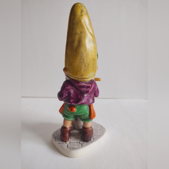 Goebel Co Boys Adorable Gnome Sam The Gourmet Well 505 Figurine Vintage 1970 - Picture 6 of 16